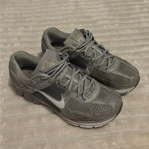 Nike Silver and Gray Running Shoes